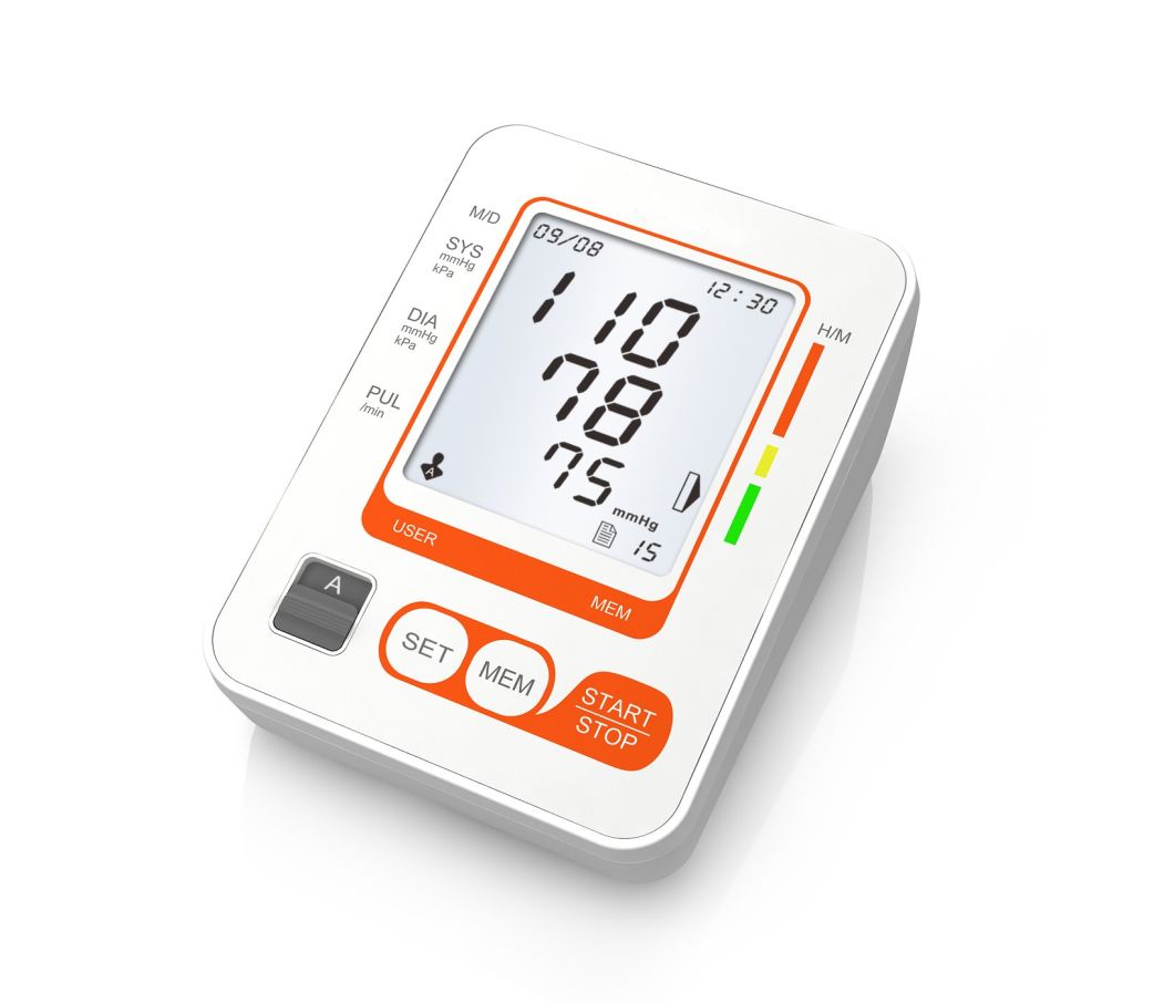 Automatic Upper Arm Digital Blood Pressure Monitor Ce Approved