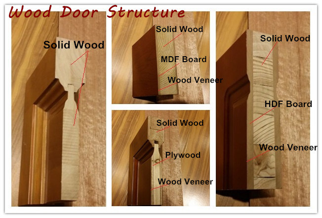 Good Quality Solid Wood Door for Exterior or Interior (DS-022)