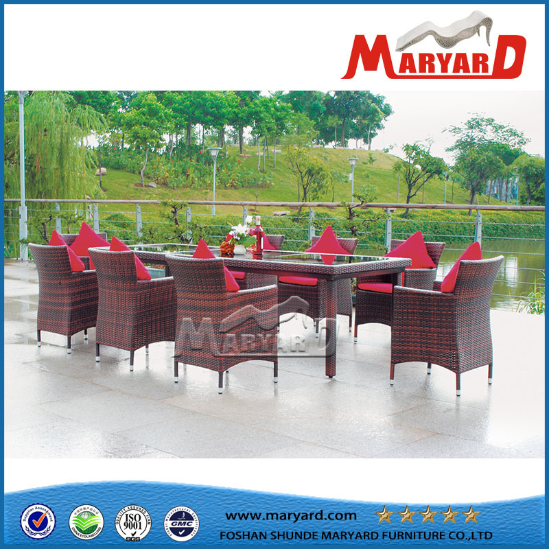 Outdoor Rattan Dining Table and Chair