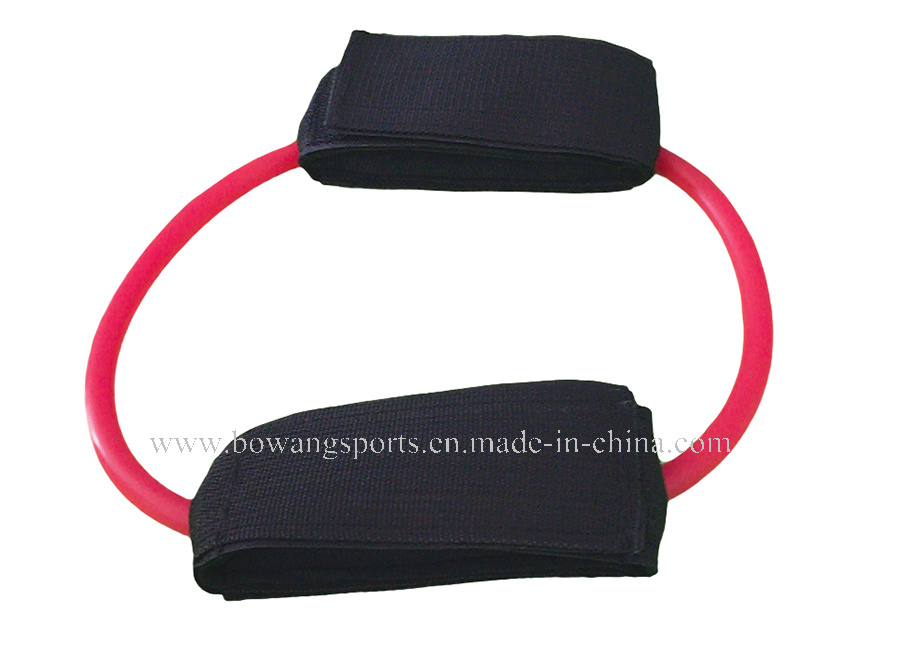 Hot Sale Fitness Latex Free 0 Shaped Resistance Tube and Pilates Rubber Tube