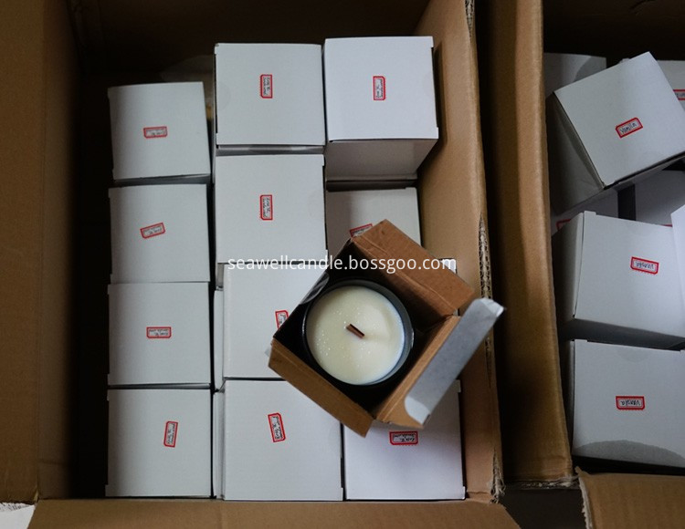 Wood Wick Black Jar Candle Wood Wick Black Jar Candle