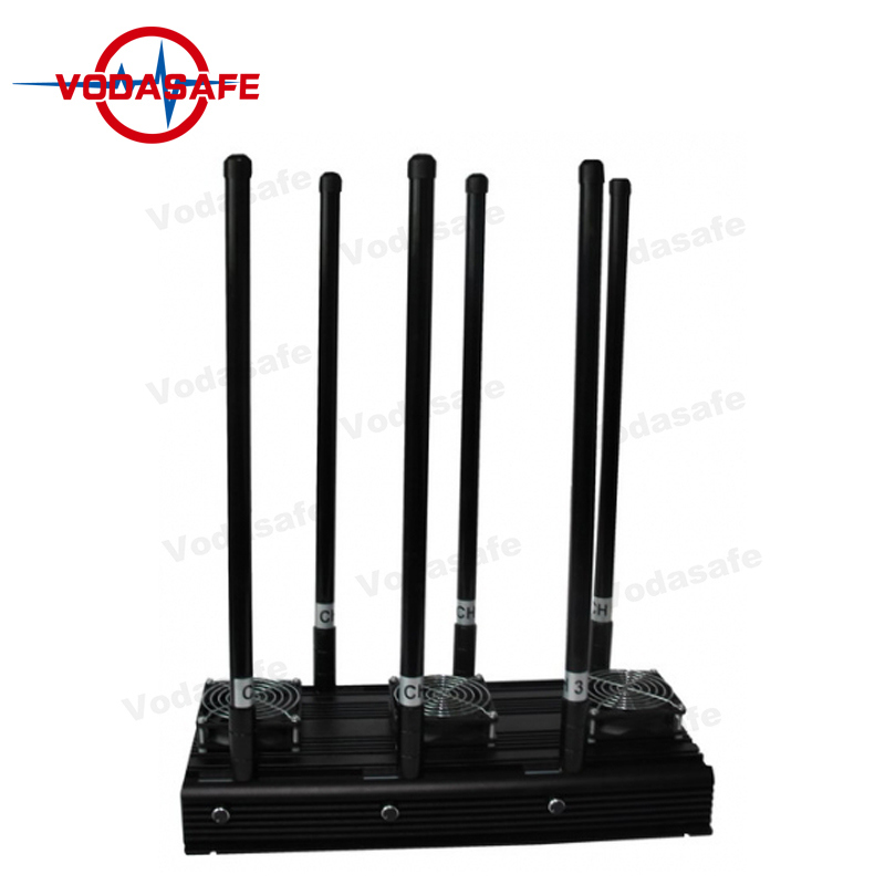 High Quality Best WiFi Signal Jammed, 6 Antenna High Power Wireless Cell Phone WiFi GSM CDMA Bomb Signal Blocker / Jammer