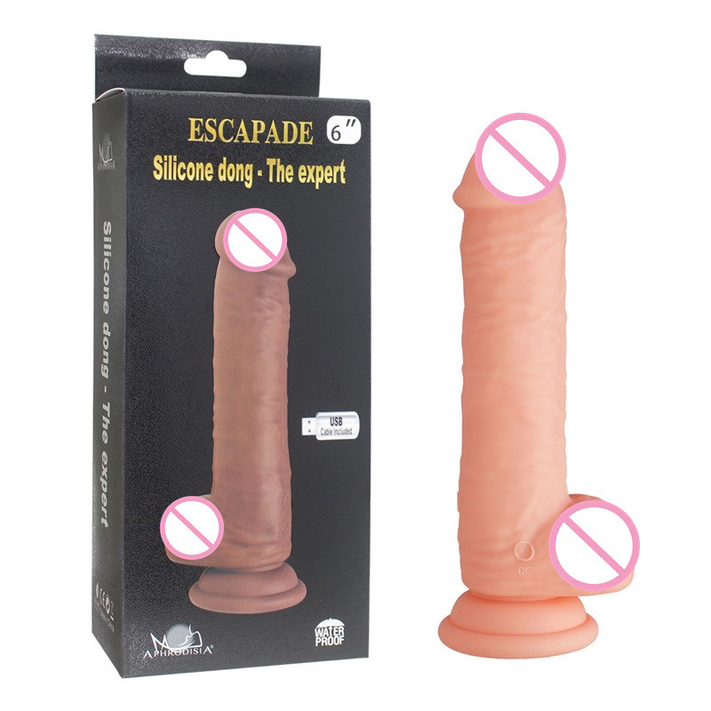 Silicone Rechargeable Sex Toys Vibrator Realistic Penis Dildos