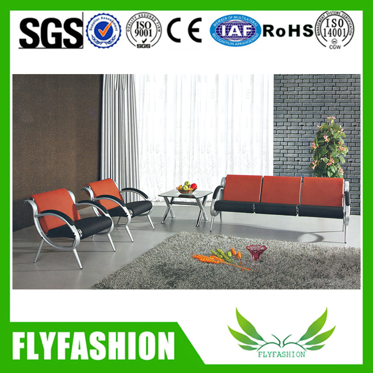 High Quality PU Leather Office Waiting Room Sofa (OF-39)