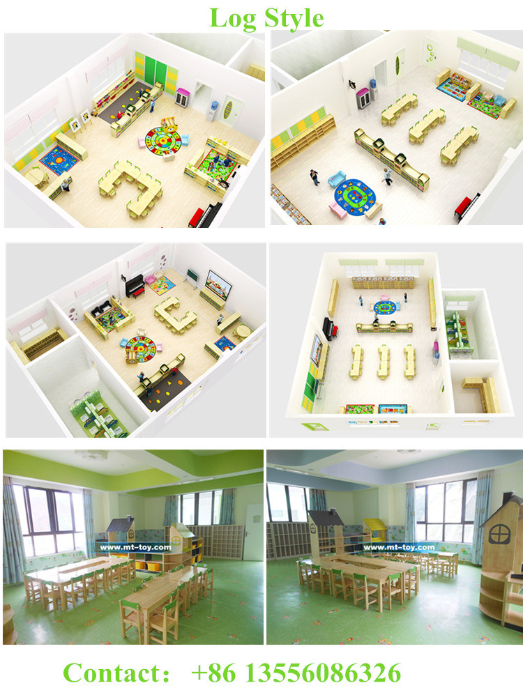 Mordren Preschool Kindergarten School Classroom Wooden Furniture for Sale