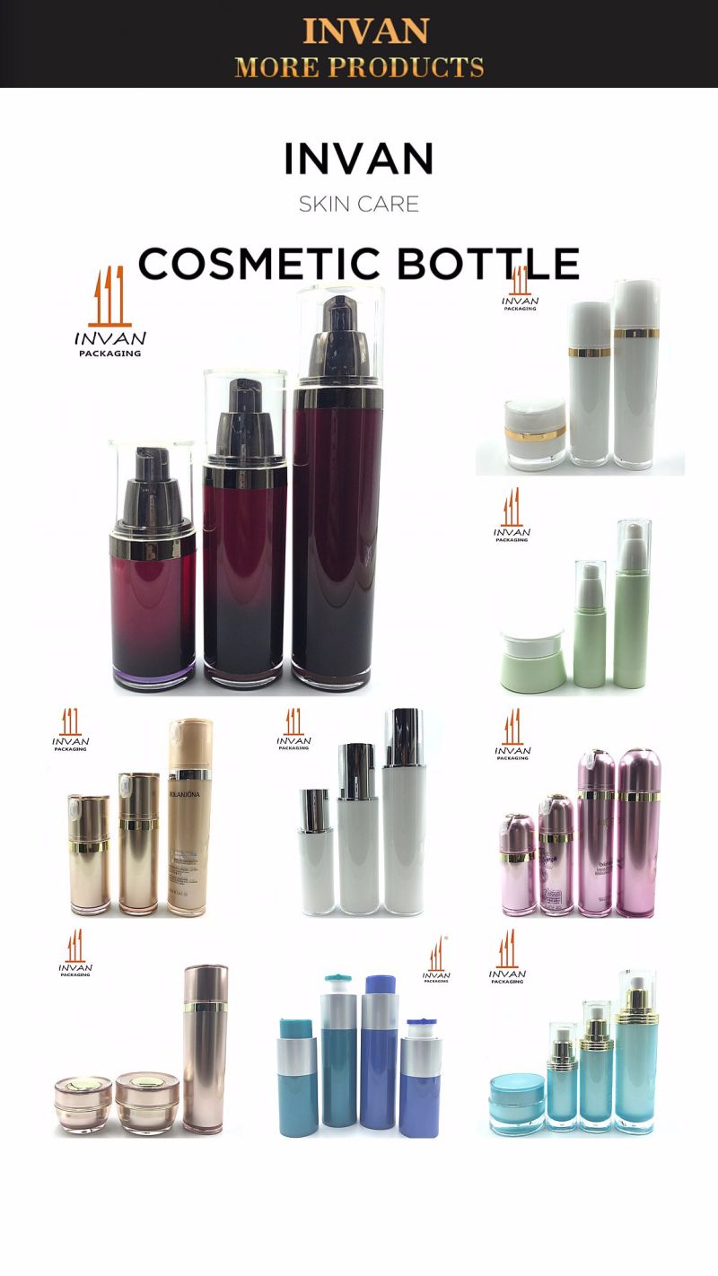 New Design 50ml 100ml 120ml Acrylic Bottle Cosmetic Bottle Plastic Bottle Pet Bottle Lotion Bottle