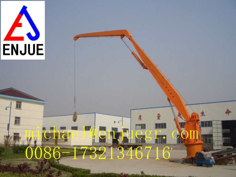 Hydraulic Marine Crane Deck Crane Telescopic Boom Crane