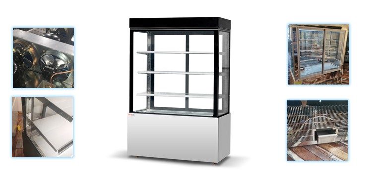 armario de pastel de supermercado supermarket cake cabinet