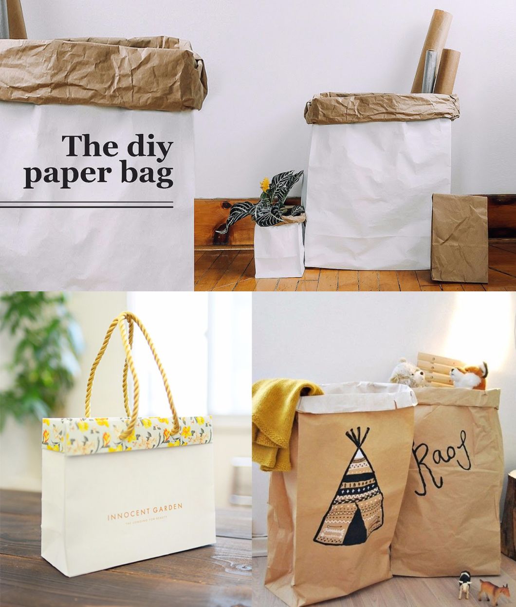 Cheap Wolesale Plain Decorative Paper Bags