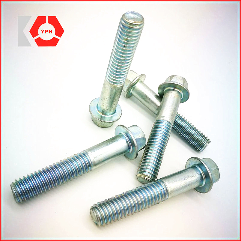 DIN 6921 Full Thread Hex Flange Bolts M12