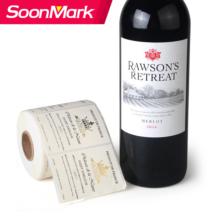 Adesivo de vinho personalizado Custom Wine Sticker