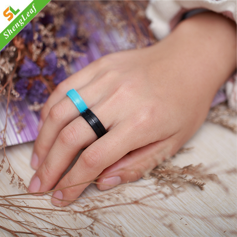 Fashion Active Unisex Wedding Ring Silicone Finger Ring