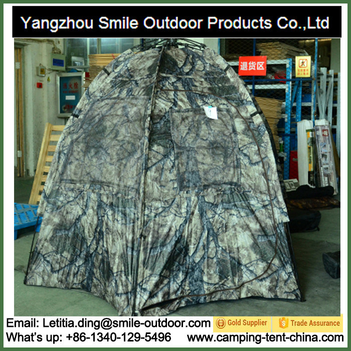 One Touch Free Automatic Opening Camouflage Hunting Tent