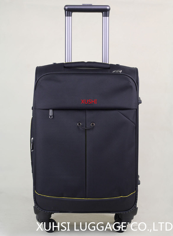 Newest Fashionable Black Navy Trolley Luggage Bag