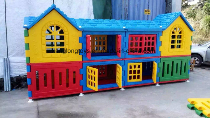 Colorful Small Kids Indoor Playhouse Plastic Hourse (2017- 185F)