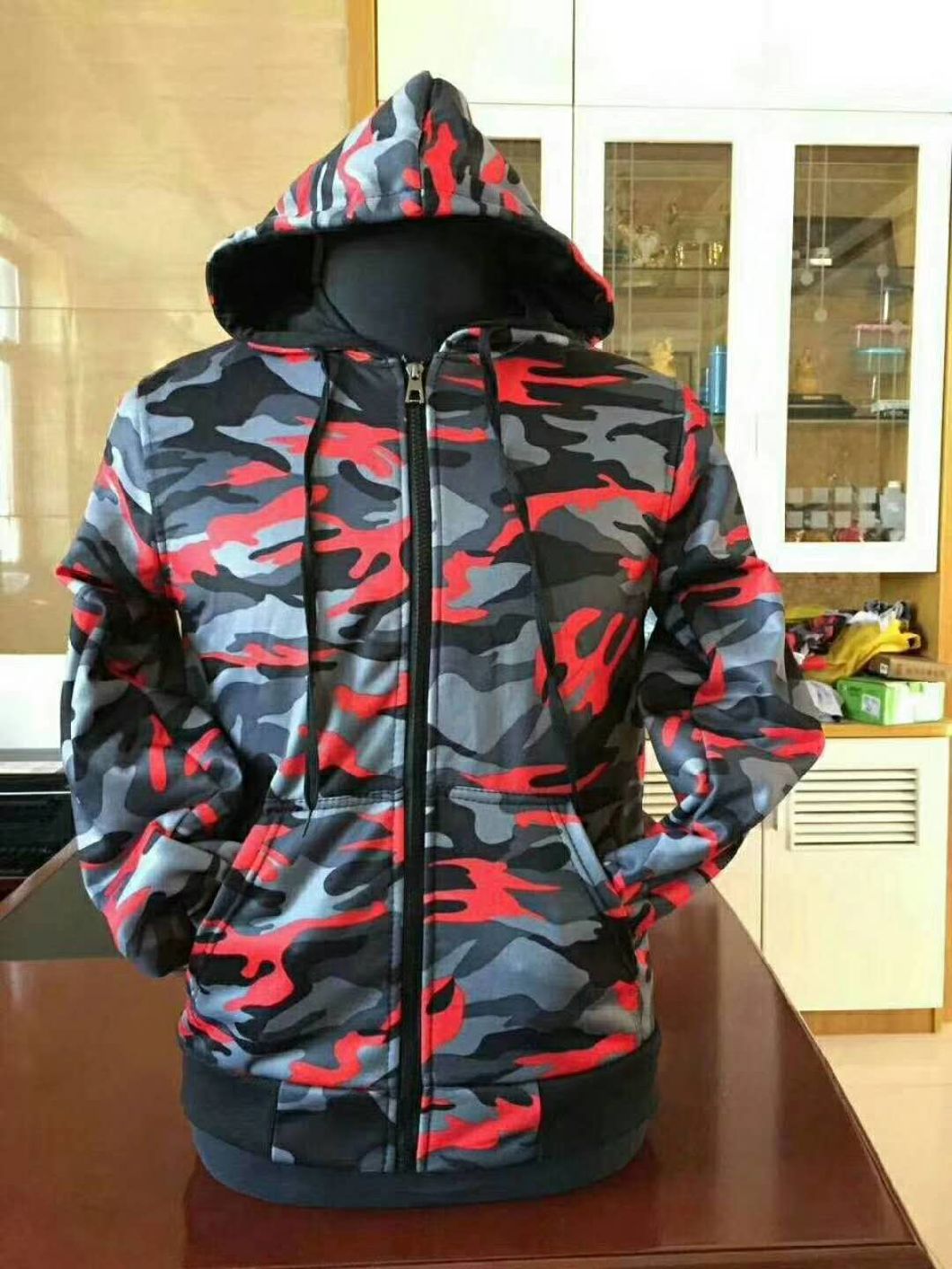 Best Selling Men Clothes Cotton Stock Camouflage Fleece