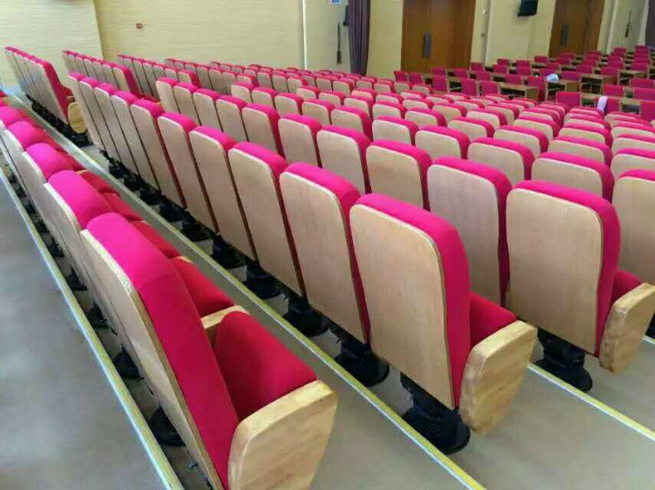 University Solid Oak Wood Movie Auditorium Theater Seating