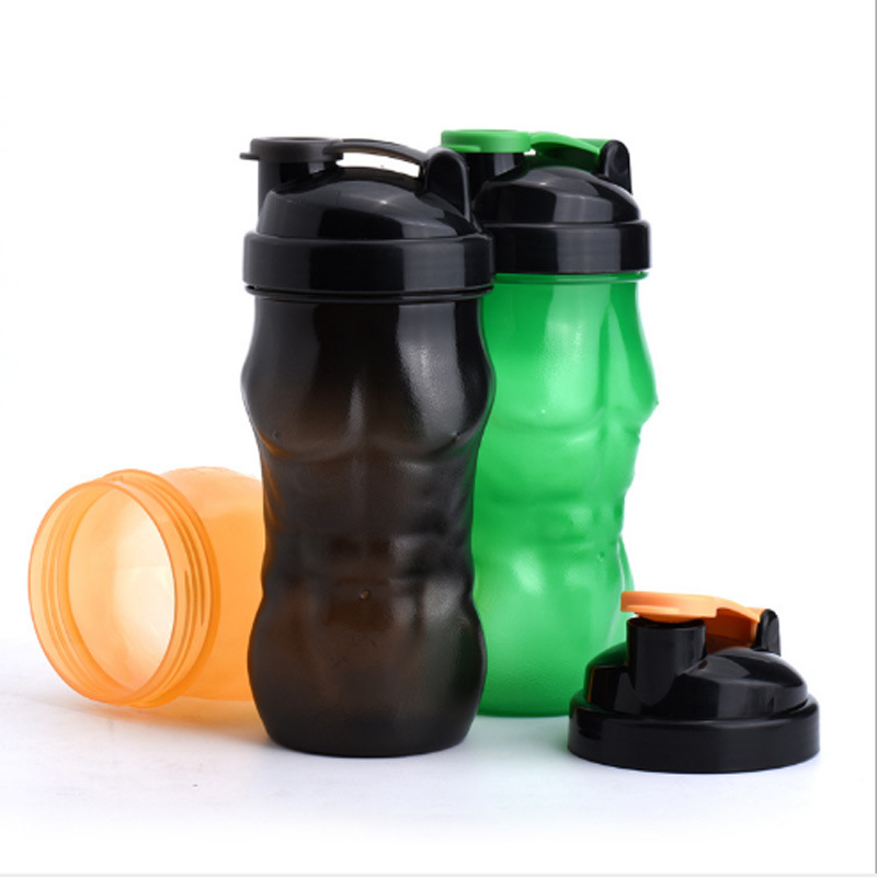 850ml Plastic Leisure Sports Body Building Protein Powder Shaker Bottle