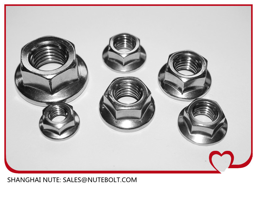 HexagonÂ  Flange Nuts DIN6923 StainlessÂ  SteelÂ  316