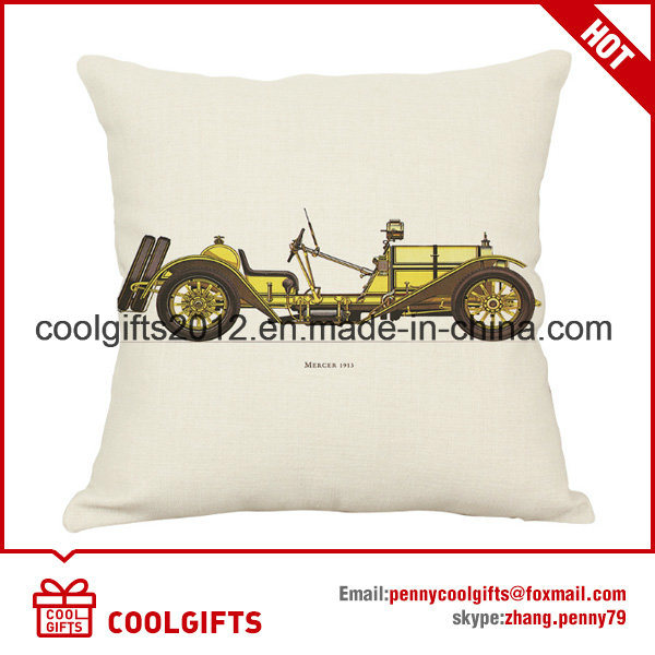 Colorful Cotton Linen Sofa Home Decorative Square Throw Pillow