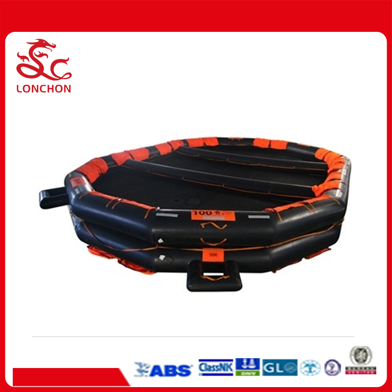 Solas Marine Inflatable Open Reversible Life Raft