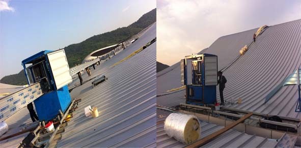 Roll Forming Machine for Standing Seam Roofing (YX65-400-425)