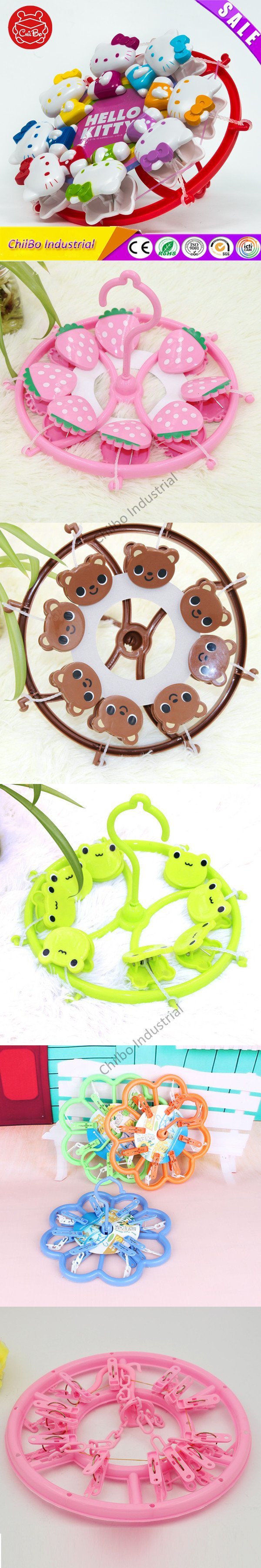 Lovely and Practical Cartoon Clothes Clamp Toy