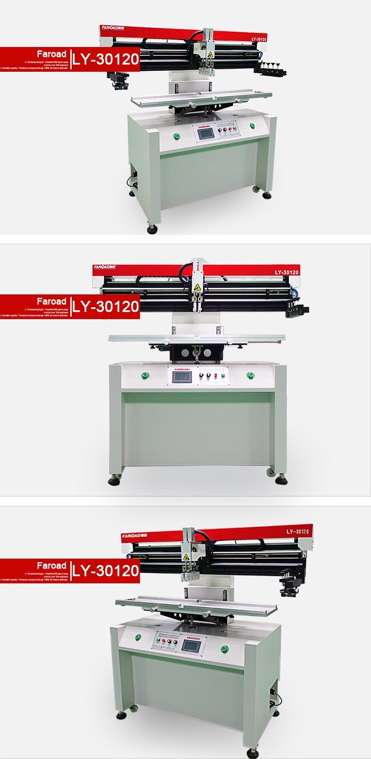 SMT LED Screen Stencil Printer Machine for Printing 1.2m PCB