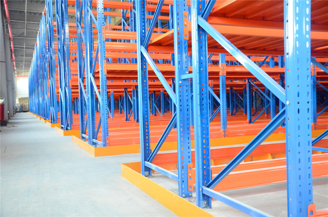 Q235 Steel High Density Warehouse Storage Vna Pallet Racking