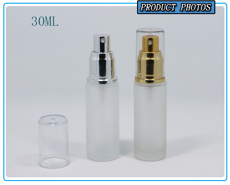 30ml Round Empty Glass Spray Bottle for Perfume Lotion