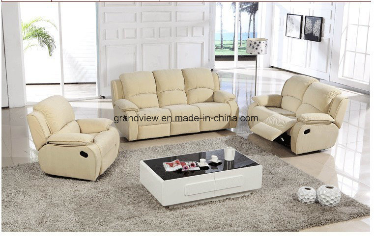 2018 Wholease Living Room Classic and Traditional Fabric Recliner Sofa Set
