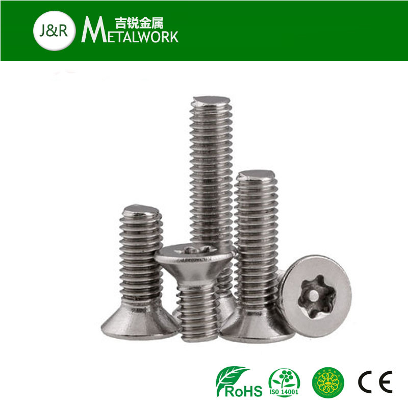 Stainless Steel Torx Flat/Countersunk Head Security Screw (SS304 Ss316)