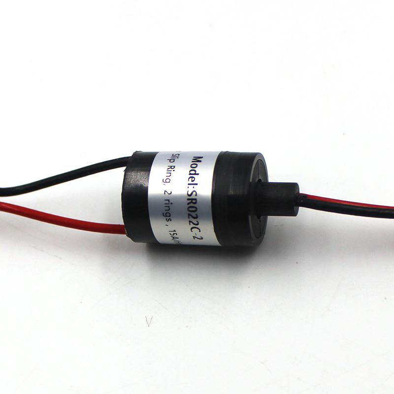 Sr022c-2 Electrical Swivel Joint 2 Wires Slip Ring Motor Connector