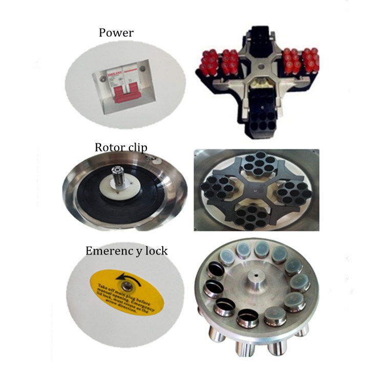 Table Top Low Speed Refrigerated Lab Centrifuge with 4X250ml