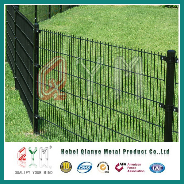 Double Loop Wire Mesh Fence/Metal Double Wire Garden Fence