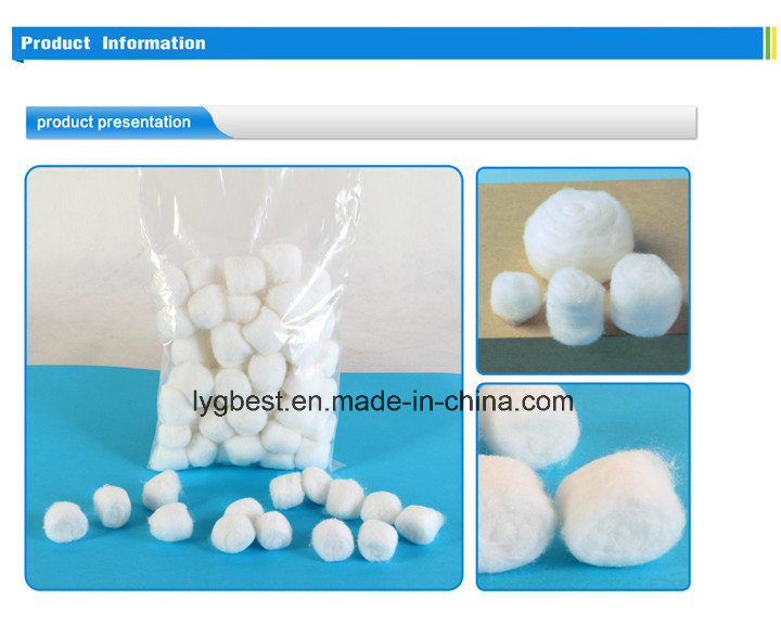 Absorbent Cotton Wool Ball FDA Approved Quality