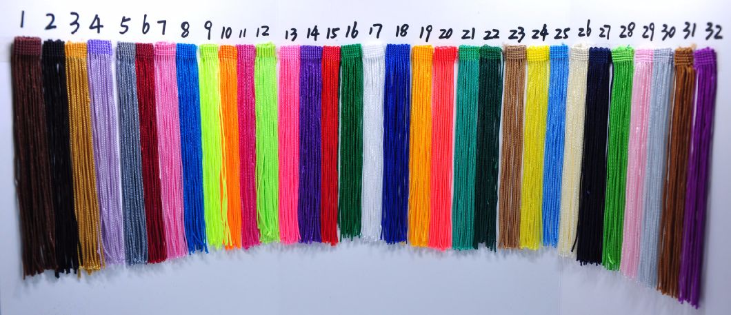 Wholesale 30cm High Quality Polyester Tassel Fringe for Latin Dress