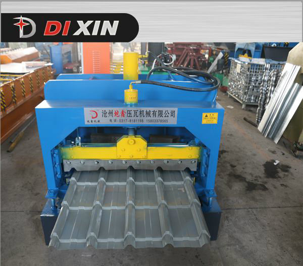 Color Steel Metal Glazed Roof Tile Roll Forming Machine