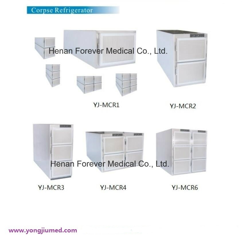 Yj-MCR6 High Quality 304 Stainless Steel Mortuary Refrigerator with Six Body Chamber
