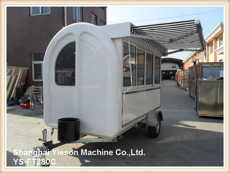 Ys-FT280c Strong Steel Mobile Food Truck Tuk Tuk for Sale