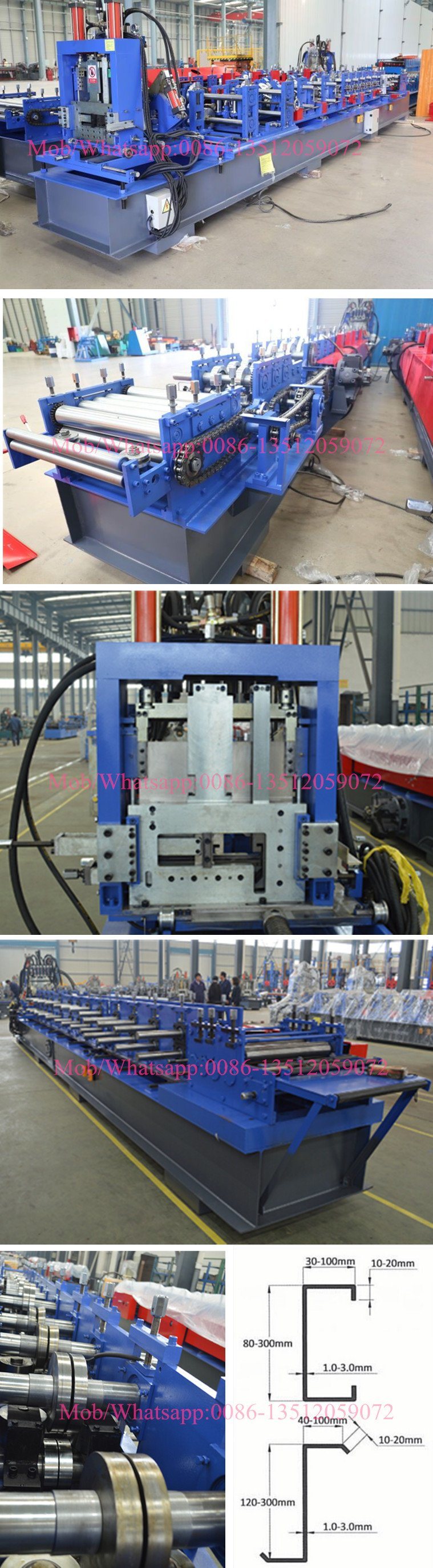 C Z Purlin Channel Roll Forming Machinery