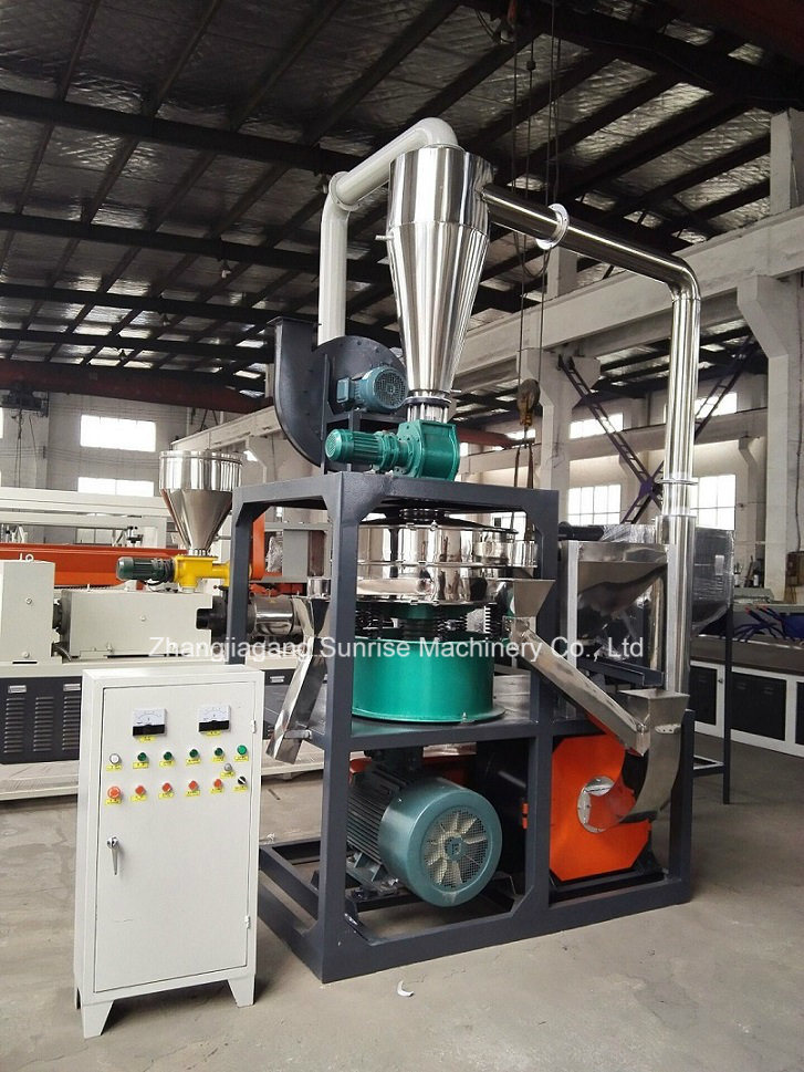 Plastic PVC PP PE ABS Powder Making Machine / Plastic Grinding Pulverizer Machine