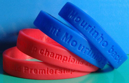 Silicone Bracelet with Segmented Color