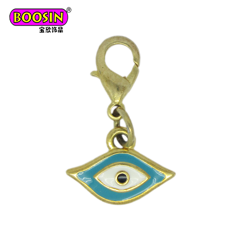 Hot Sale Metal Alloy European Evil Eye Charms Pendant Necklace