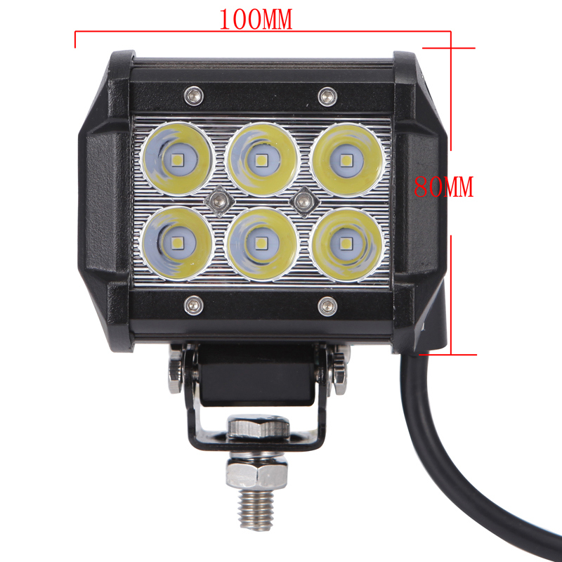 Automobile Lighting LED Work Light 18 Watt Light Bar