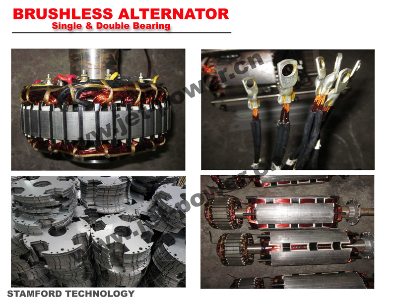 100kVA 125kVA 150kVA 200kVA Double Bearing Brushless Alternator