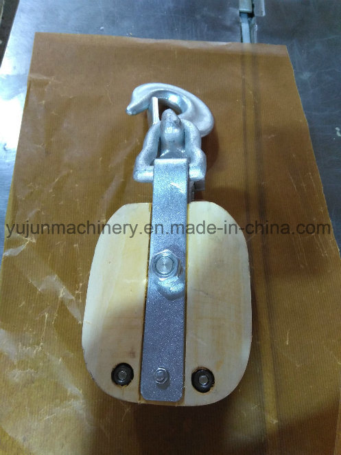 Marine Hardware Wooden Snatch Block for Manila Rope