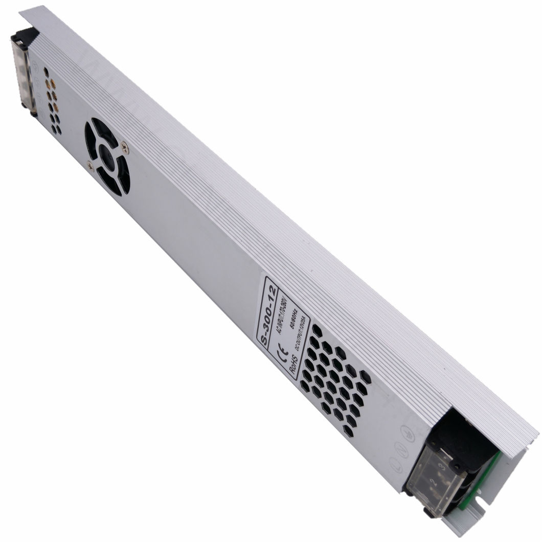 300W24V Switching Mode DC LED Transformer Power Supply, Single Output Switch Mode LED Driver AC DC Lightbox Power Supply