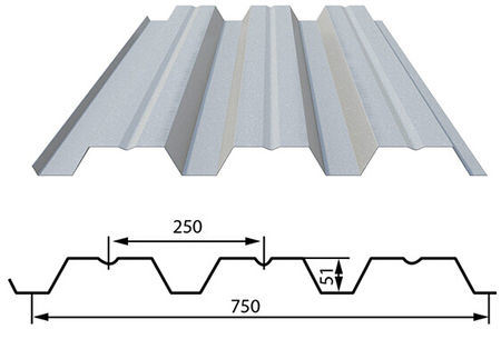 Steel Metal Floor Decking Sheet