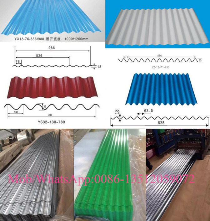 Automatic Roofing Corrugated Sheet Cold Roll Forming Machine